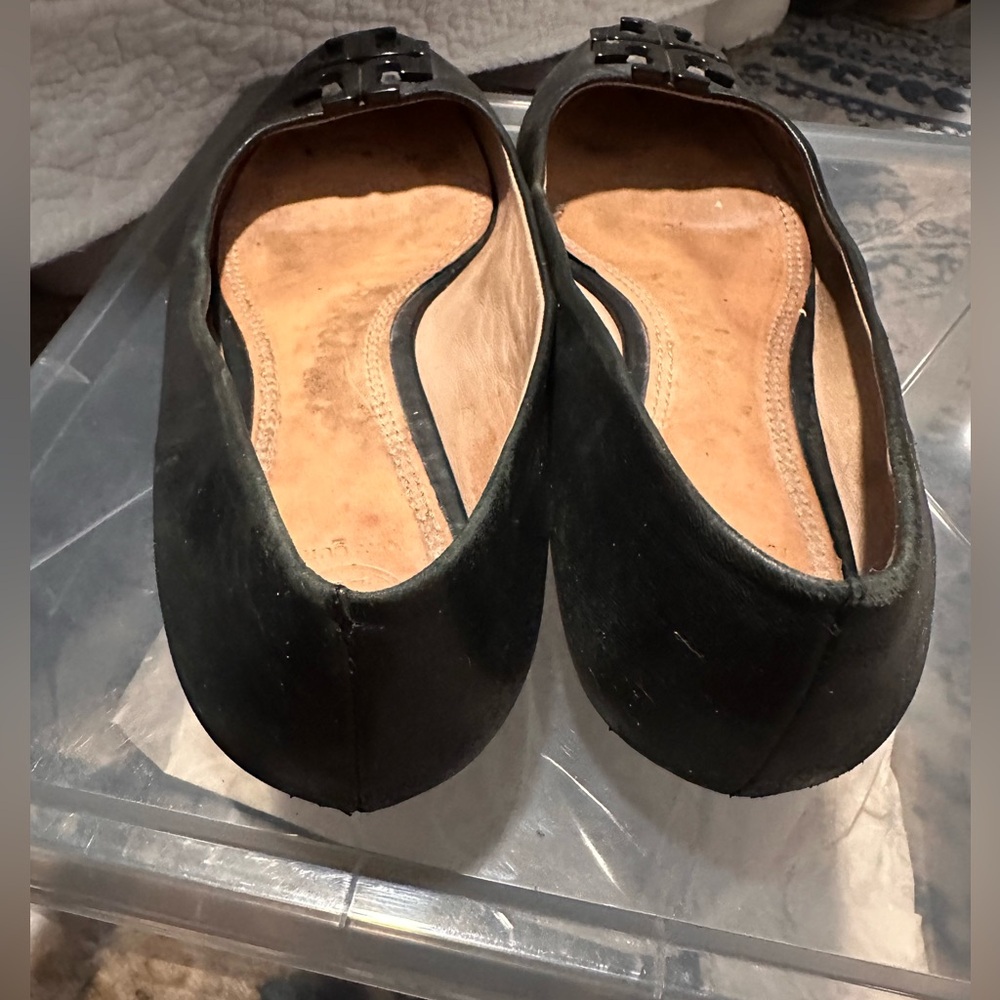 Tory Burch Lowell 2 Ballet Flat Mestico in Black size 9 - Picture 2 of 3